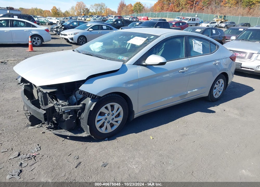 2019 HYUNDAI ELANTRA SE VIN: 5NPD74LFXKH470806