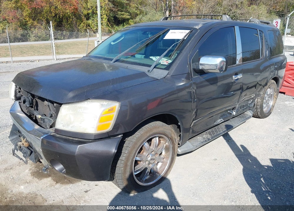 2004 NISSAN PATHFINDER ARMADA LE VIN: 5N1AA08B54N734452
