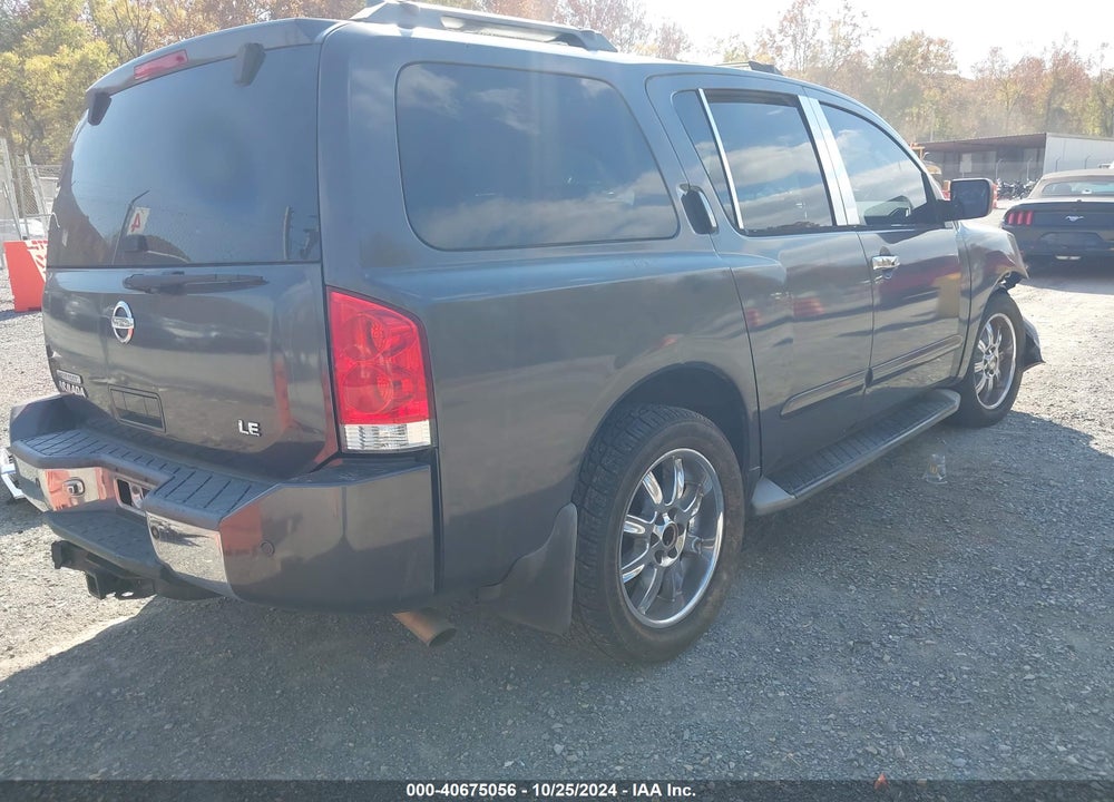 2004 NISSAN PATHFINDER ARMADA LE VIN: 5N1AA08B54N734452