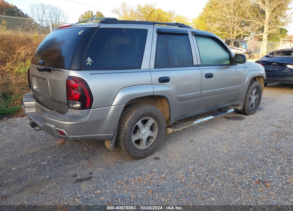 2002 CHEVROLET TRAILBLAZER LS VIN: 1GNDT13S422231848