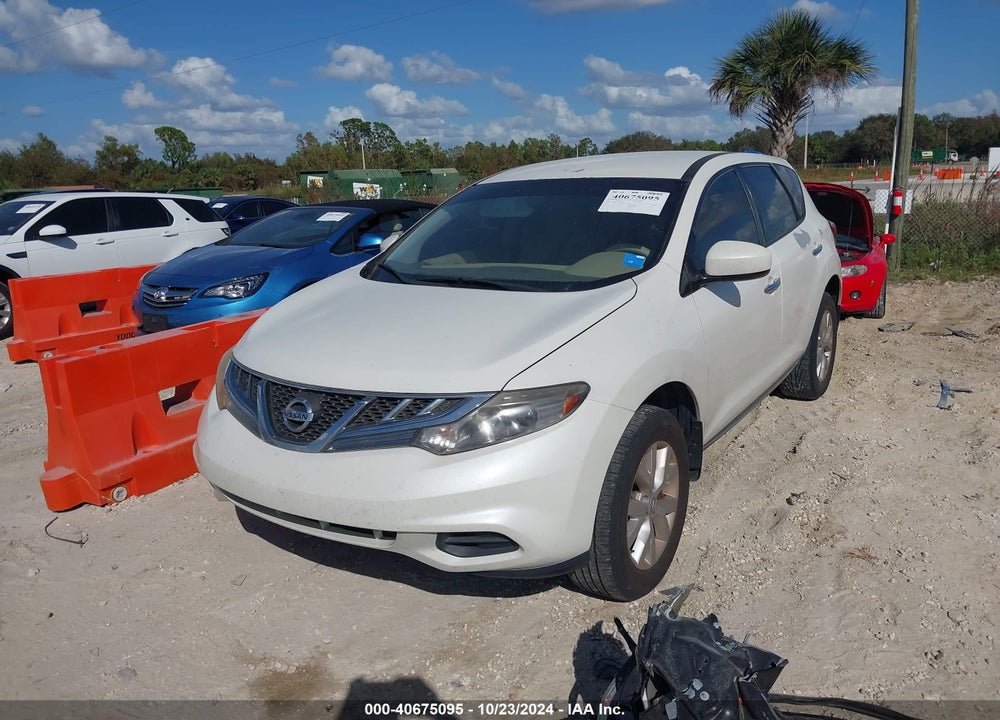 2013 NISSAN MURANO S VIN: JN8AZ1MWXDW317824