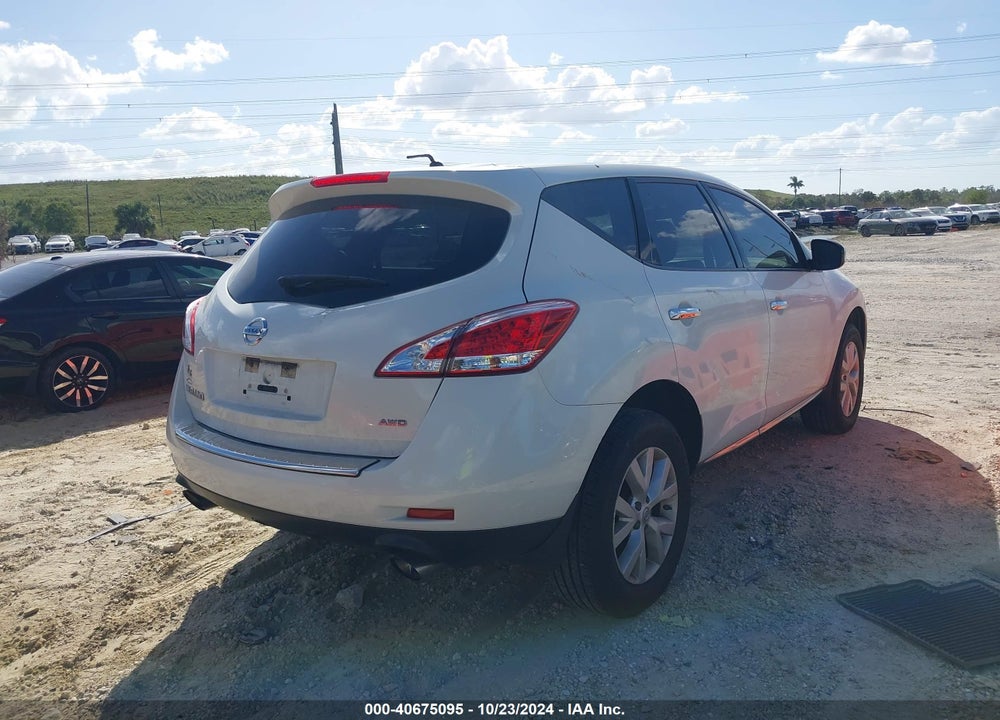 2013 NISSAN MURANO S VIN: JN8AZ1MWXDW317824