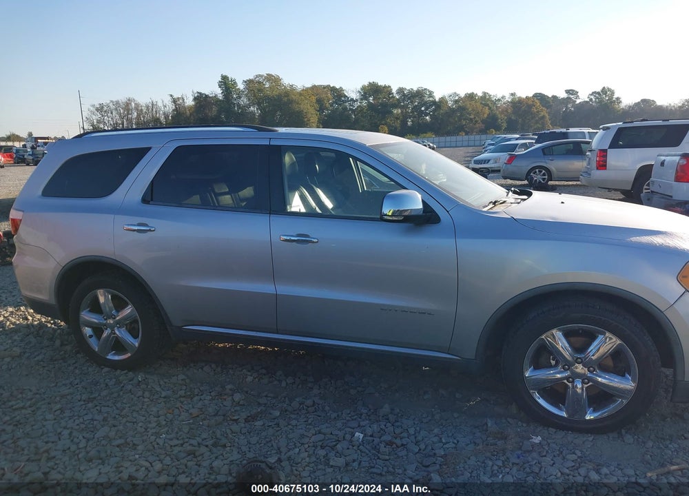 2011 DODGE DURANGO CITADEL VIN: 1D4SD5GT8BC682107