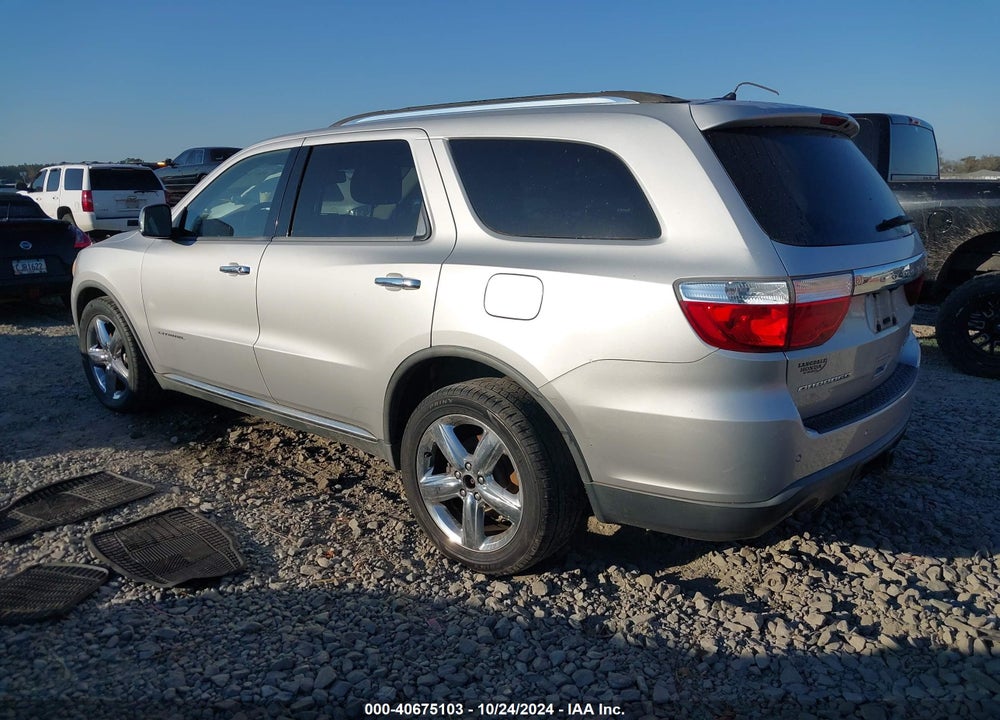 2011 DODGE DURANGO CITADEL VIN: 1D4SD5GT8BC682107
