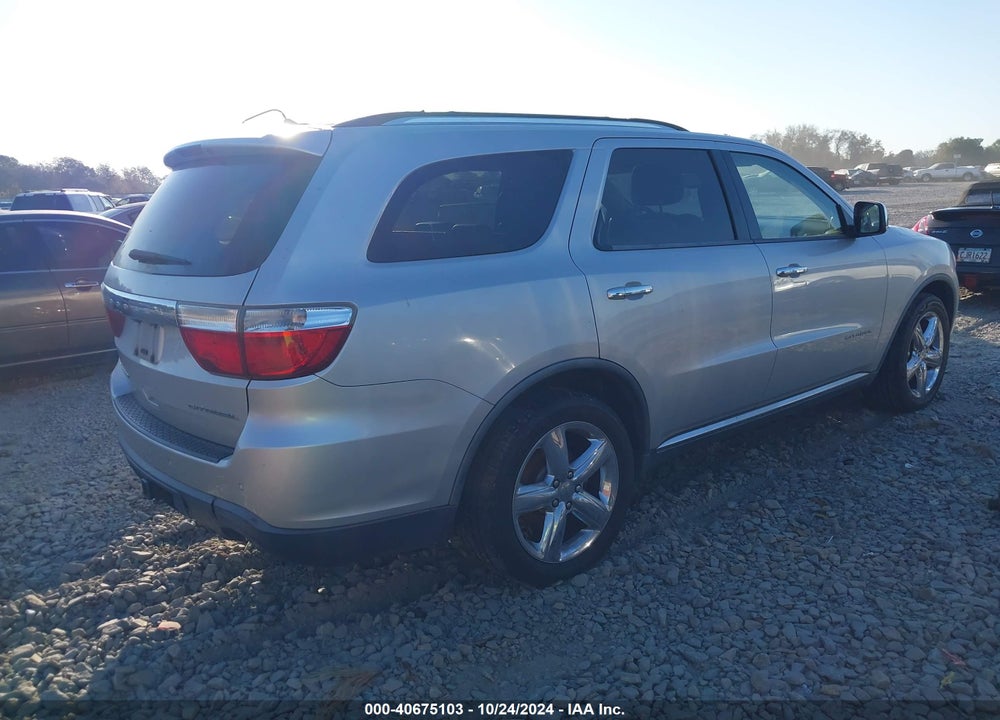 2011 DODGE DURANGO CITADEL VIN: 1D4SD5GT8BC682107