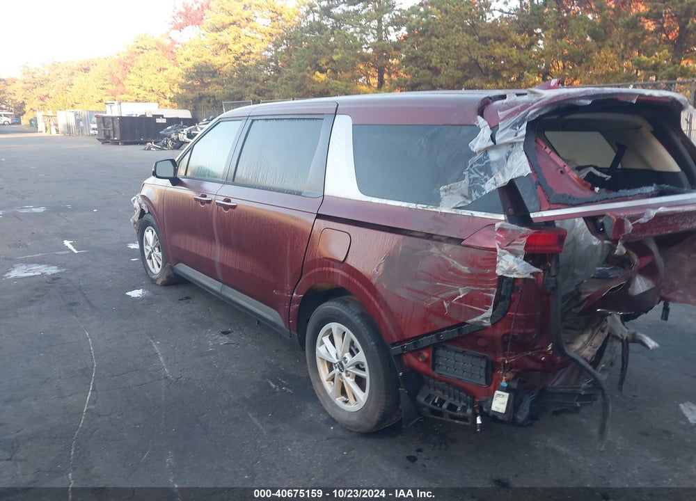 2022 KIA CARNIVAL MPV LX SEAT PACKAGE VIN: KNDNB4H33N6158133