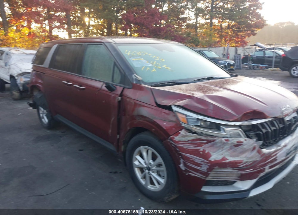 2022 KIA CARNIVAL MPV LX SEAT PACKAGE VIN: KNDNB4H33N6158133