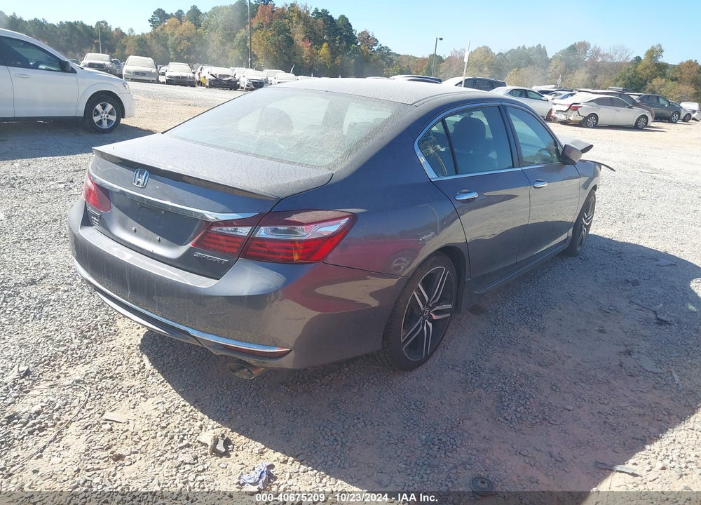 2016 HONDA ACCORD SPORT VIN: 1HGCR2F58GA151580