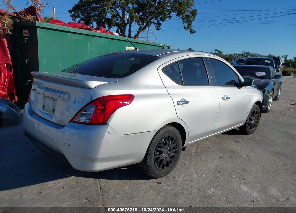 2019 NISSAN VERSA 1.6 SV VIN: 3N1CN7AP1KL833995