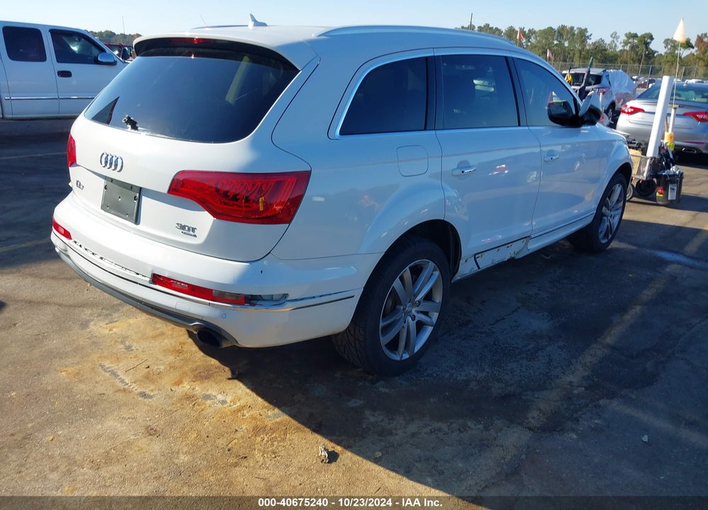 2014 AUDI Q7 3.0T PREMIUM VIN: WA1LGAFE4ED008310