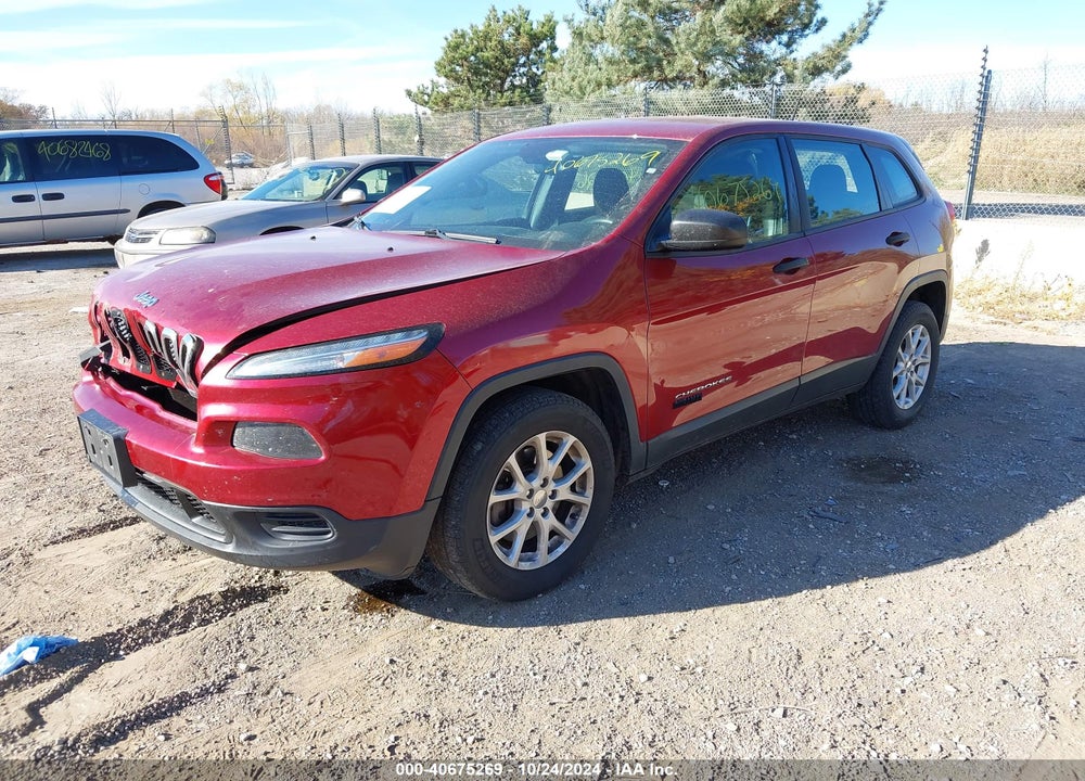 2015 JEEP CHEROKEE SPORT VIN: 1C4PJMAB3FW588470