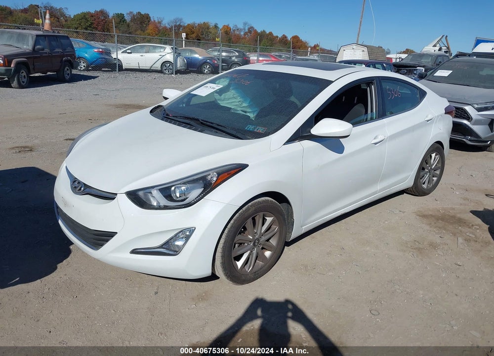 2015 HYUNDAI ELANTRA SE VIN: 5NPDH4AE7FH591547