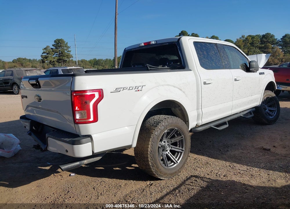 2016 FORD F-150 XLT VIN: 1FTEW1EF8GFC21201