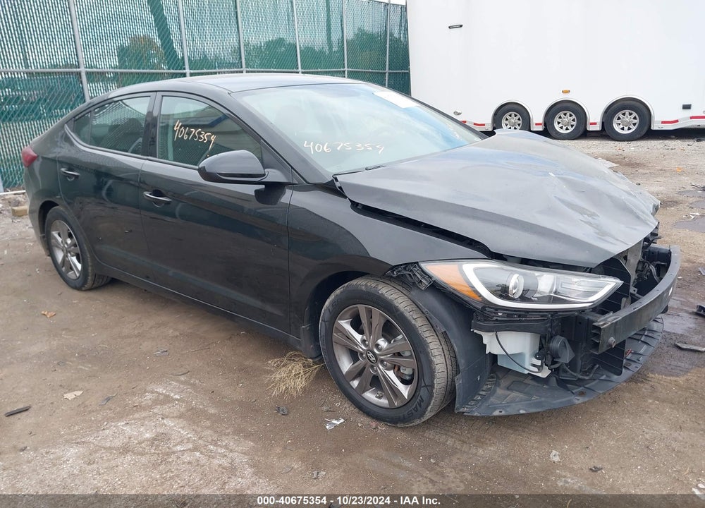 2018 HYUNDAI ELANTRA SEL VIN: KMHD84LF9JU620837