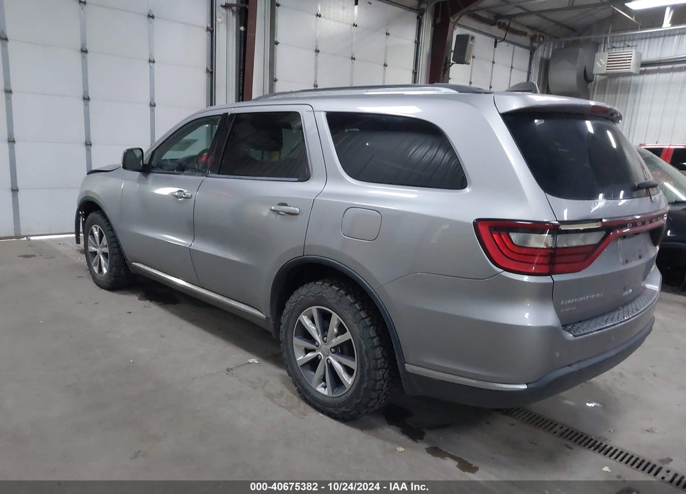 2016 DODGE DURANGO LIMITED VIN: 1C4RDJDG4GC308810