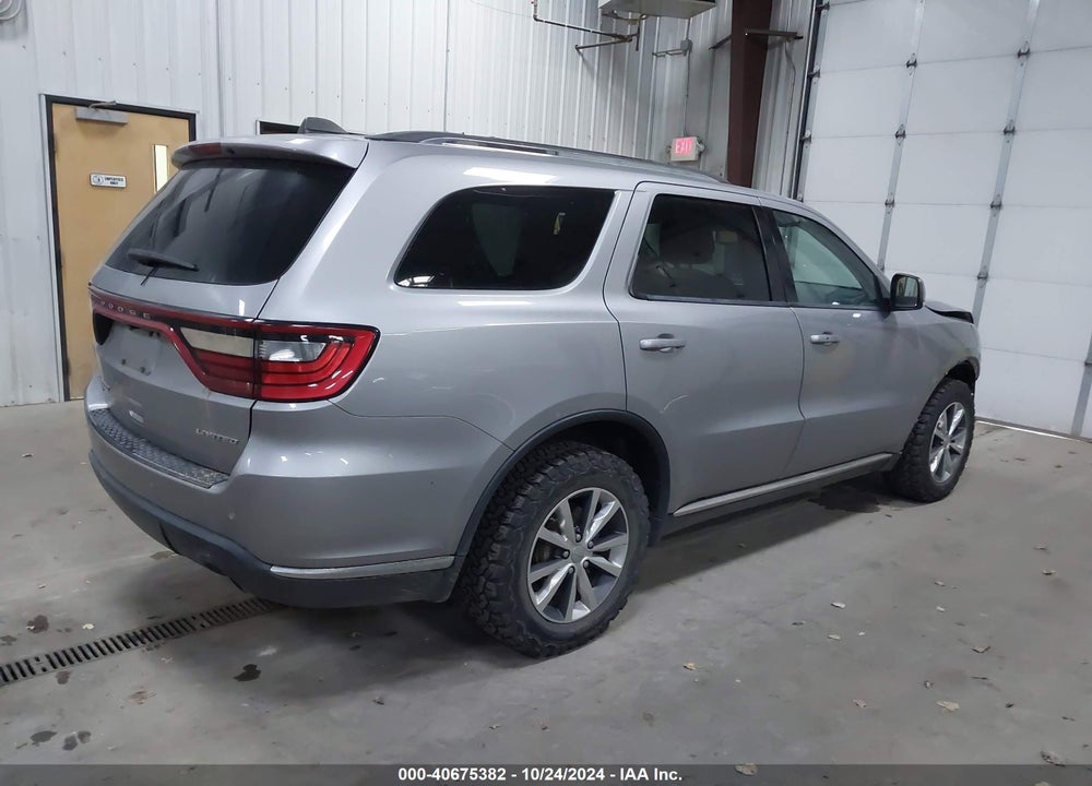 2016 DODGE DURANGO LIMITED VIN: 1C4RDJDG4GC308810