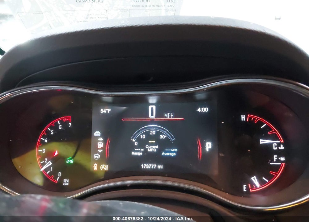 2016 DODGE DURANGO LIMITED VIN: 1C4RDJDG4GC308810