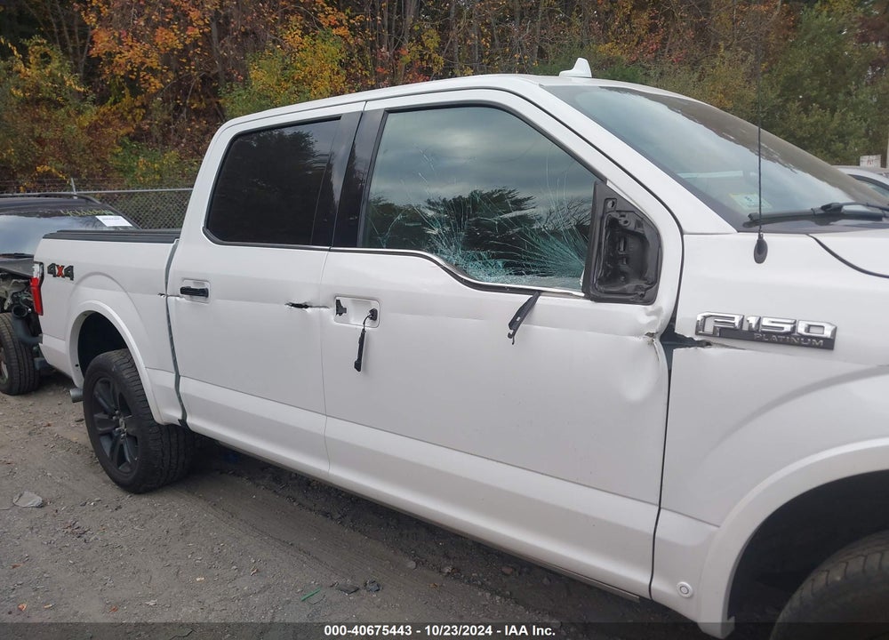 2018 FORD F-150 PLATINUM VIN: 1FTEW1EG0JFA53425