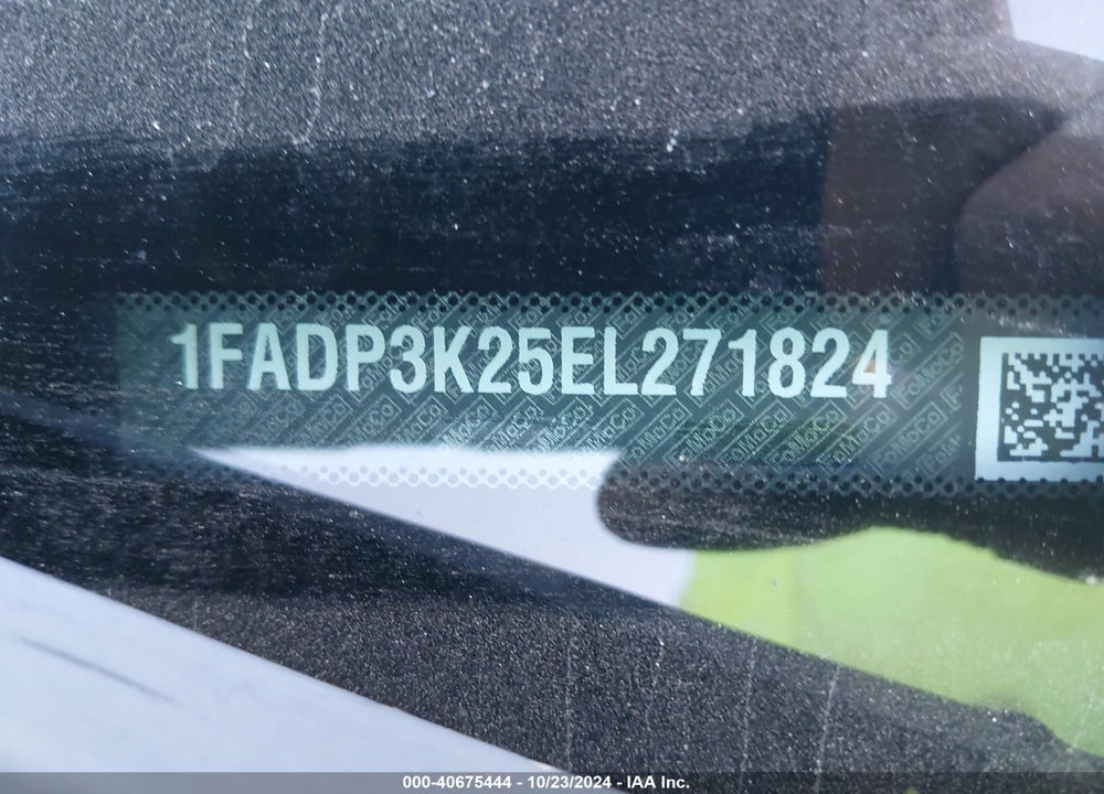 2014 FORD FOCUS SE VIN: 1FADP3K25EL271824