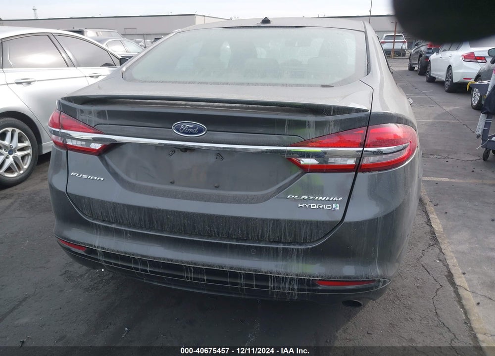 2017 FORD FUSION HYBRID PLATINUM VIN: 3FA6P0RU5HR306155