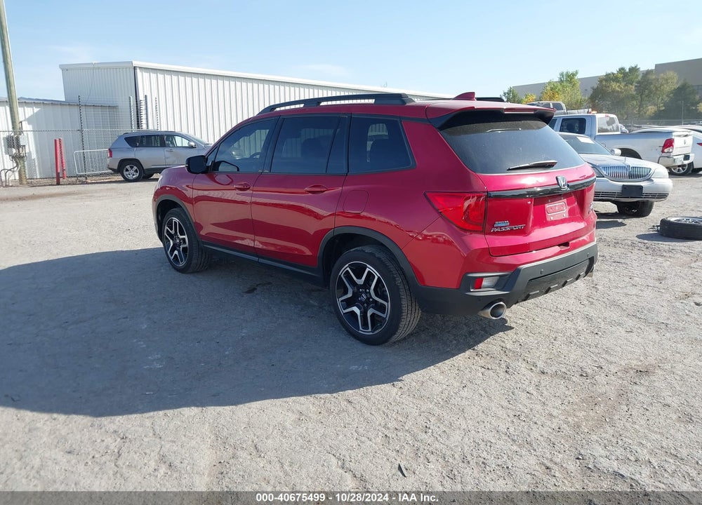 2022 HONDA PASSPORT AWD ELITE VIN: 5FNYF8H07NB029444