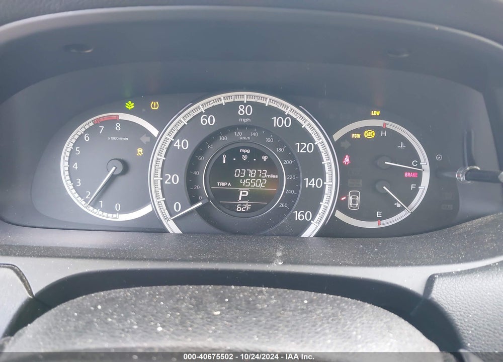 2013 HONDA ACCORD EX-L VIN: 1HGCR2F81DA004393