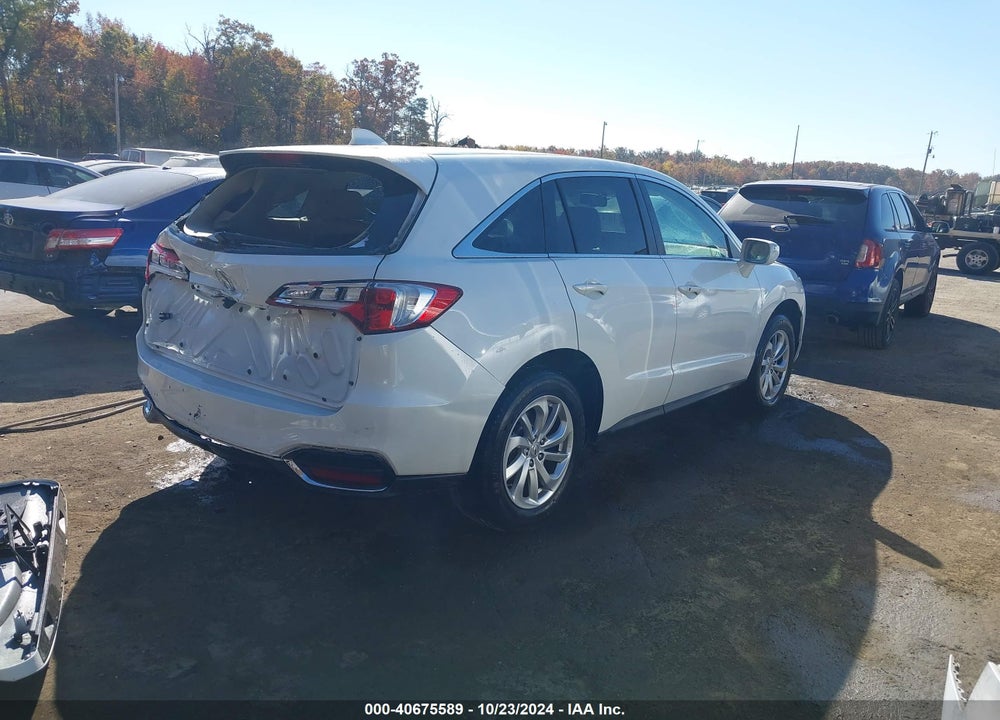 2017 ACURA RDX TECHNOLOGY   WATCH PLUS PACKAGES/W/TECHNOLOGY PACKAGE VIN: 5J8TB4H56HL025396