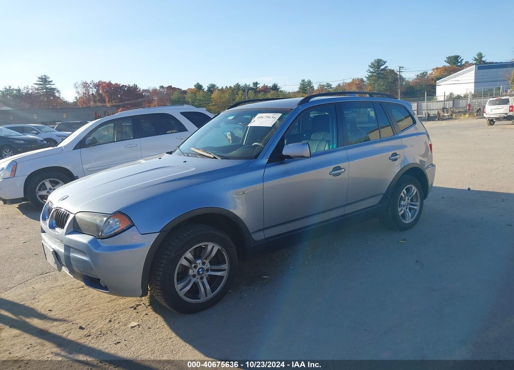 2006 BMW X3 3.0I VIN: WBXPA934X6WG88406