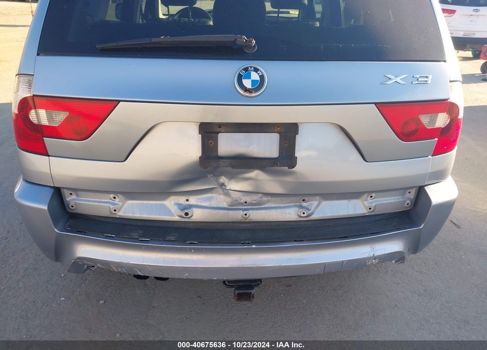 2006 BMW X3 3.0I VIN: WBXPA934X6WG88406