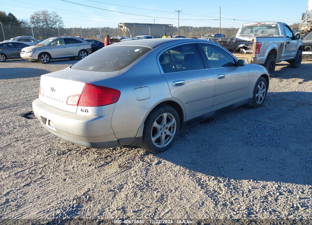 2003 INFINITI G35 LUXURY LEATHER VIN: JNKCV51E03M324812