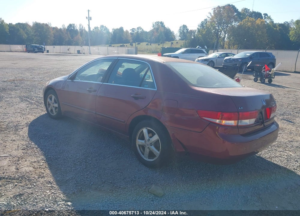 2003 HONDA ACCORD 2.4 EX VIN: JHMCM56643C044708