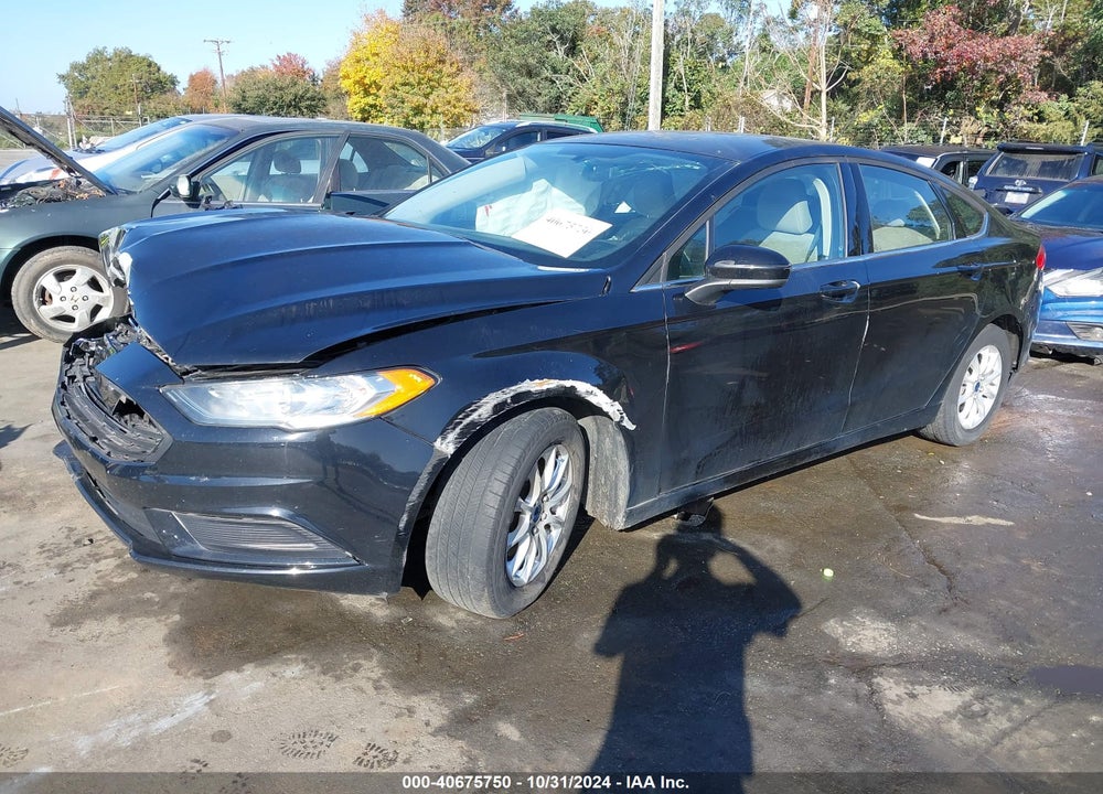 2017 FORD FUSION S VIN: 3FA6P0G79HR332366