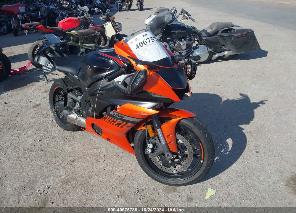 2020 YAMAHA YZFR6 VIN: JYARJ28E9LA006065