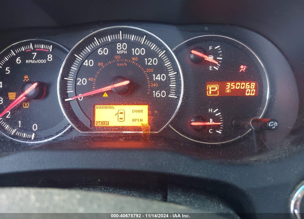 2011 NISSAN MAXIMA 3.5 SV VIN: 1N4AA5AP1BC828298