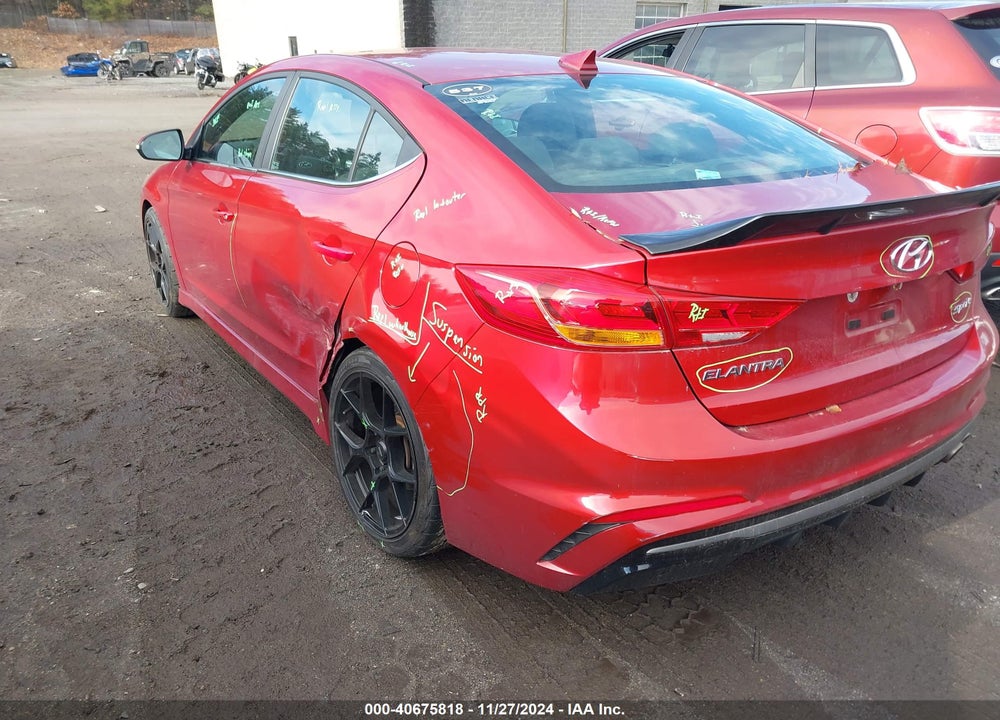 2017 HYUNDAI ELANTRA SPORT VIN: KMHD04LB3HU358361