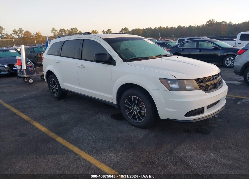 2018 DODGE JOURNEY SE VIN: 3C4PDCAB9JT196531