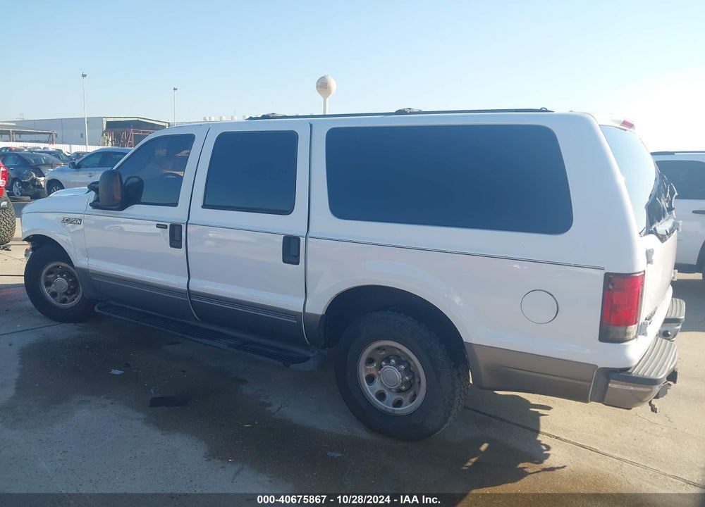 2003 FORD EXCURSION XLT VIN: 1FMNU40L13EC54380
