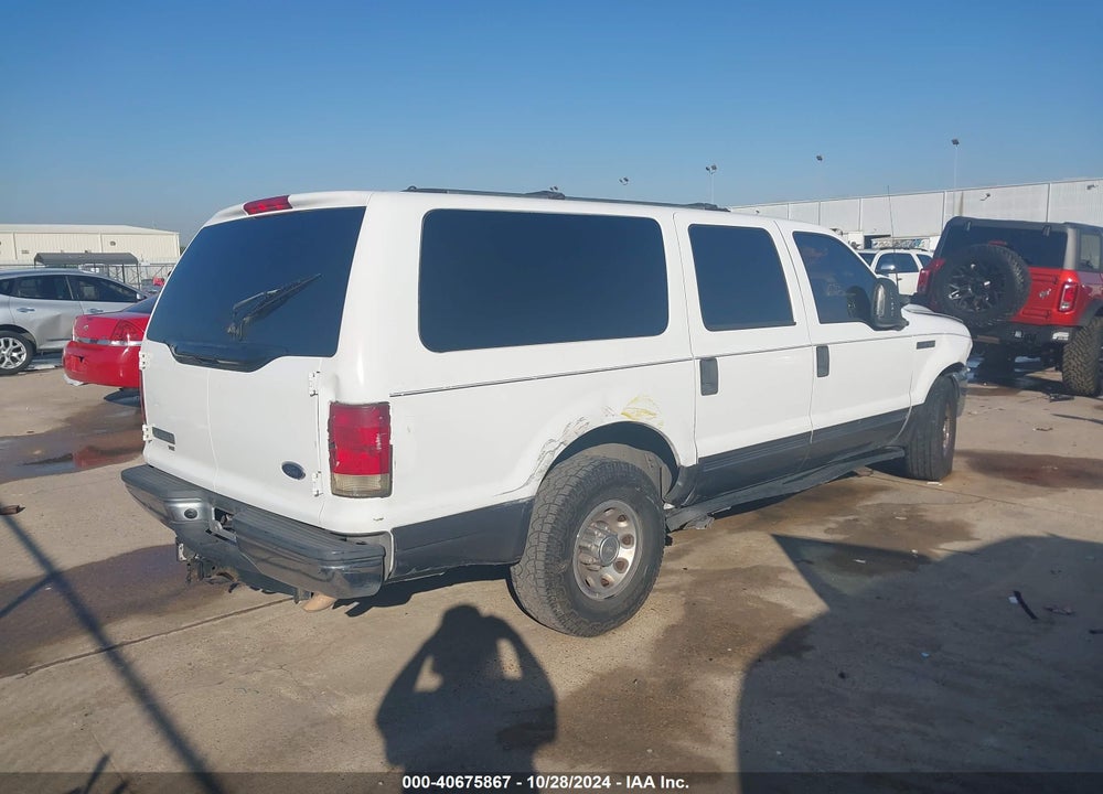2003 FORD EXCURSION XLT VIN: 1FMNU40L13EC54380