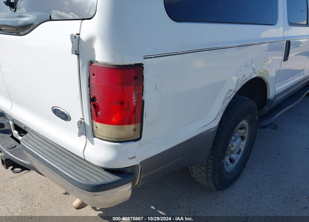 2003 FORD EXCURSION XLT VIN: 1FMNU40L13EC54380