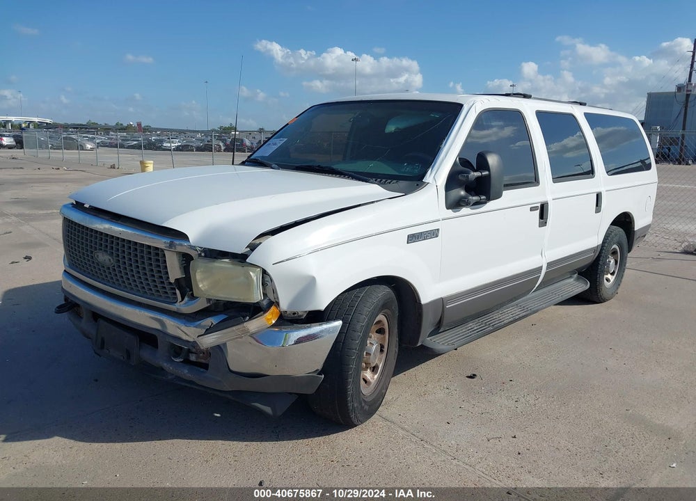 2003 FORD EXCURSION XLT VIN: 1FMNU40L13EC54380