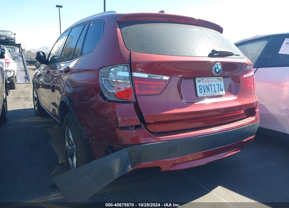2011 BMW X3 XDRIVE28I VIN: 5UXWX5C50BL701910