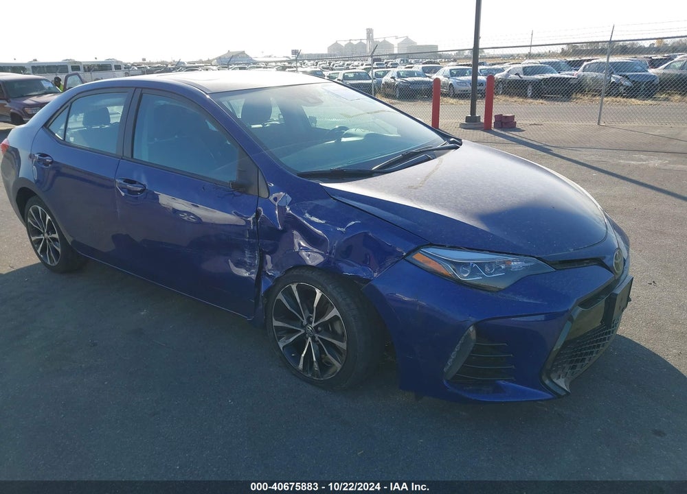2019 TOYOTA COROLLA XSE VIN: 2T1BURHEXKC135450