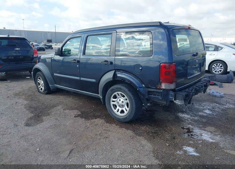2008 DODGE NITRO SXT VIN: 1D8GU28K88W257521