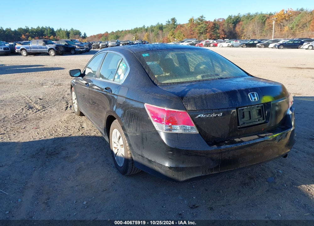 2010 HONDA ACCORD 2.4 LX VIN: 1HGCP2F38AA054021