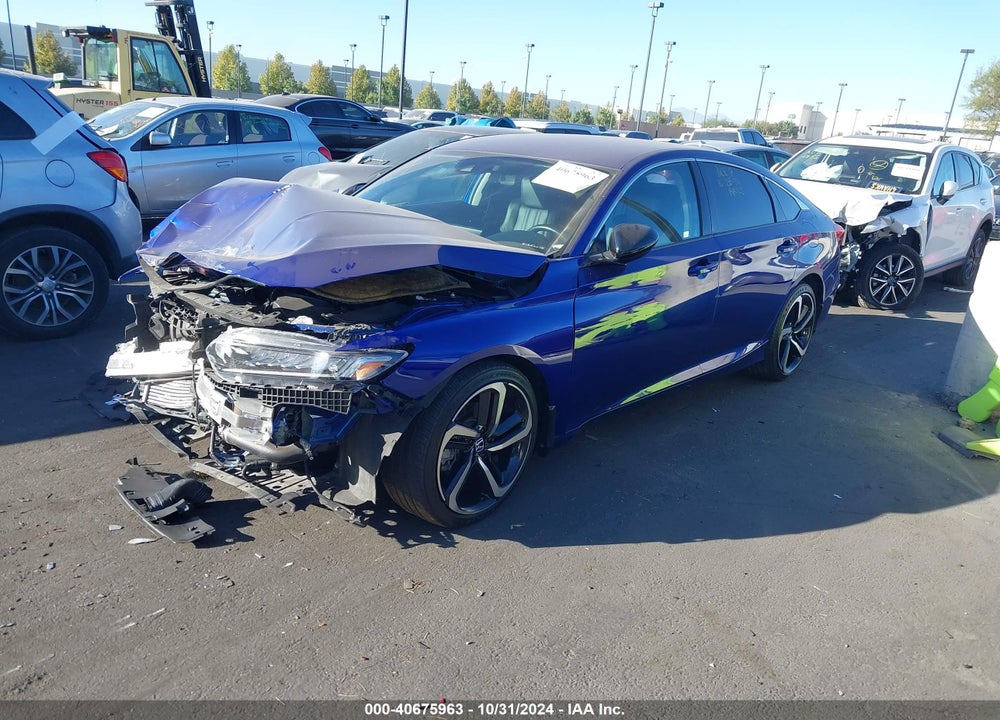 2021 HONDA ACCORD SPORT SPECIAL EDITION VIN: 1HGCV1F40MA117884