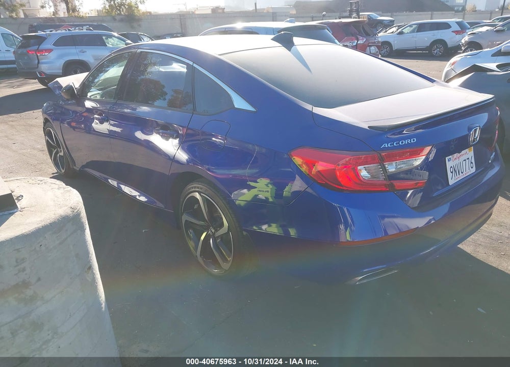 2021 HONDA ACCORD SPORT SPECIAL EDITION VIN: 1HGCV1F40MA117884