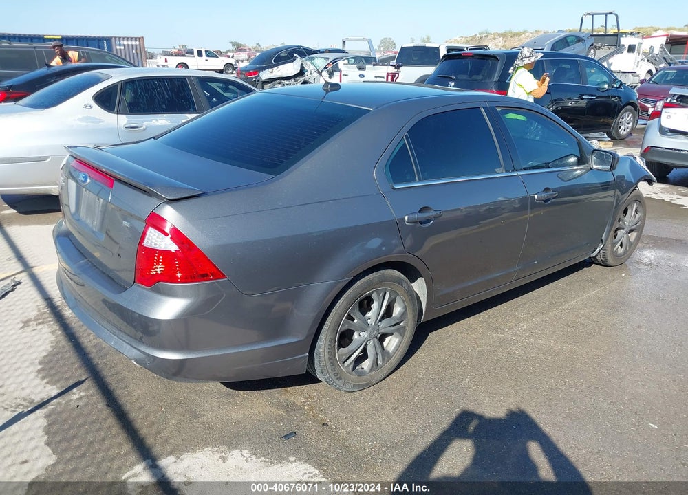 2012 FORD FUSION SE VIN: 3FAHP0HA7CR230950