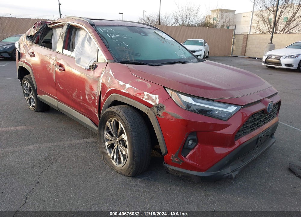 2022 TOYOTA RAV4 HYBRID XLE PREMIUM VIN: 2T3B6RFV8NW037704