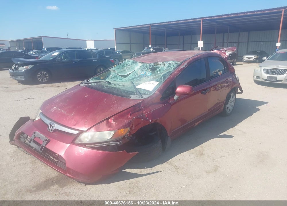 2008 HONDA CIVIC LX VIN: 2HGFA15508H513050