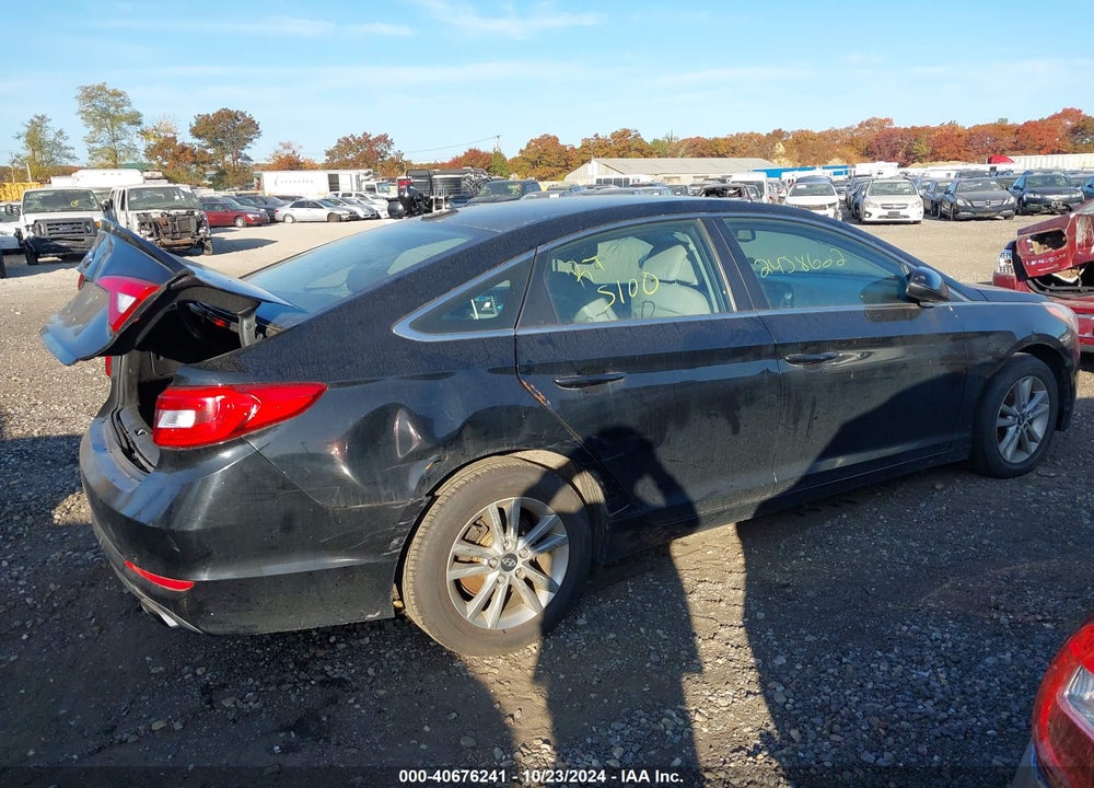 2017 HYUNDAI SONATA SE VIN: 5NPE24AFXHH509747